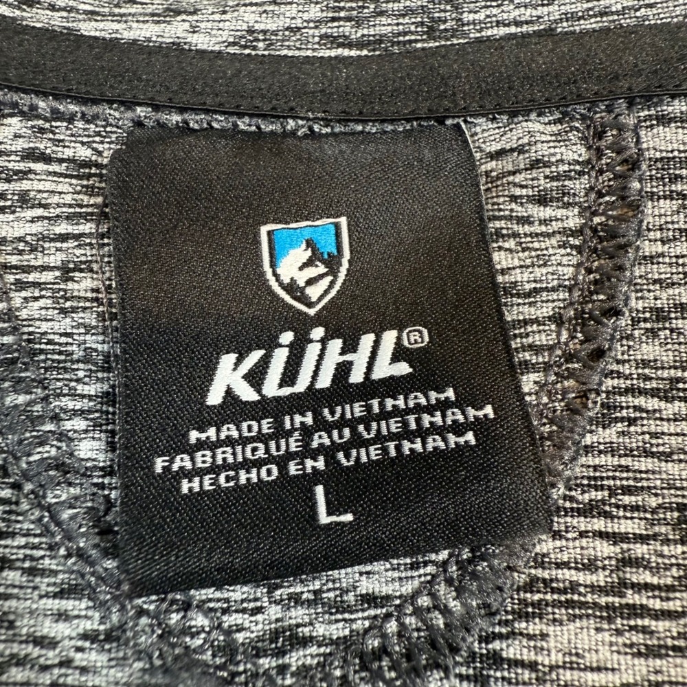 KUHL Womens Grey Heathered Full Zip Hoodie Jacket Activewear Size Large - Picture 4 of 8